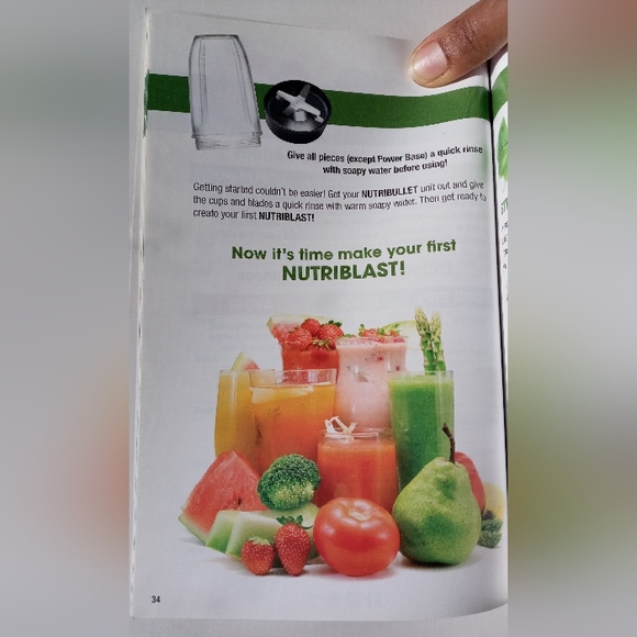 Nutri Bullet: User Guide & Recipe Book - Picture 4 of 5